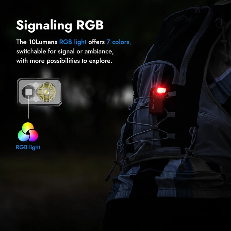 WUBEN G5 EDC Flashlight – 400 Lumens Portable Waterproof Pocket Torch with 180° Rotating Head & Magnetic Tail for Outdoor Use