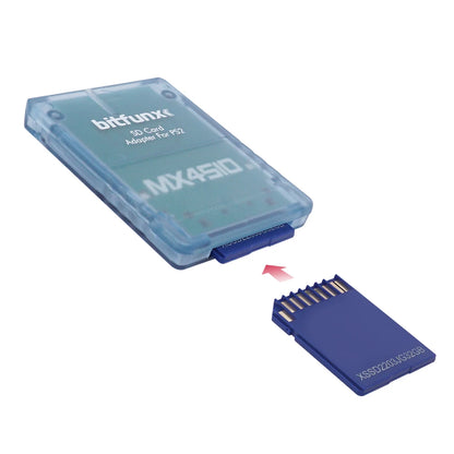 Bitfunx MX4SIO SIO2SD Adapter – MicroSD Game Card Reader for PS2 Sony PlayStation 2 Consoles