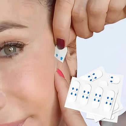200-Piece Invisible Face Lifting Stickers – Transparent V-Shape Patches for Facial Contouring and Wrinkle Coverage