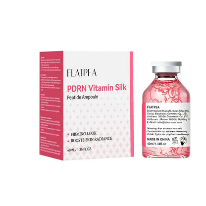 PDRN Vitamin Silk Peptide Ampoule Serum - 30ml Brightening, Hydrating & Firming Facial Serum with Salmon DNA