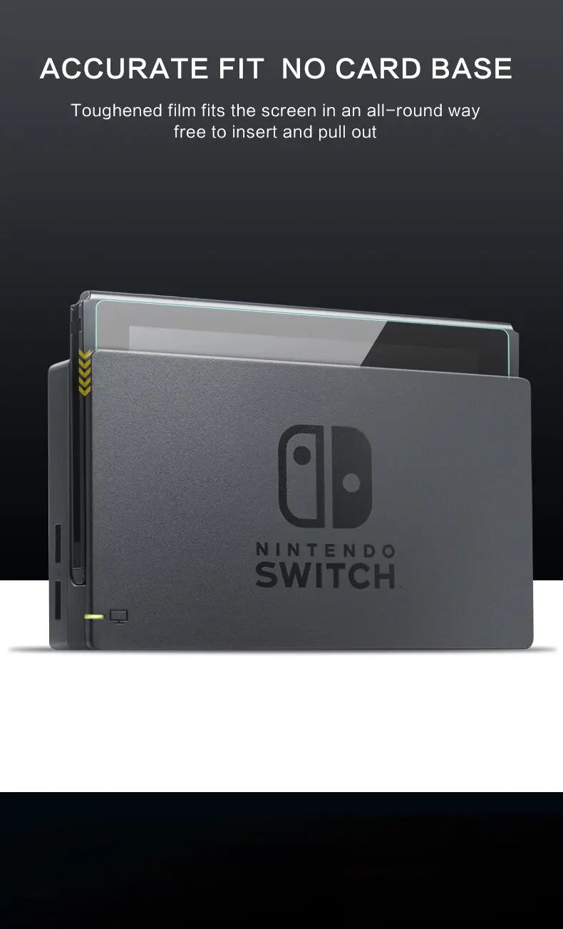 SmartDevil HD Tempered Glass Screen Protector – Full Cover for Nintendo Switch, Switch Lite & OLED