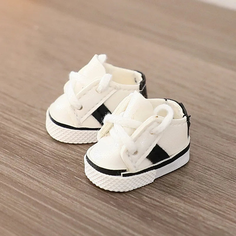 Labubu Doll Shoes for 15/17cm Cotton Dolls — Casual Sports Canvas & Martin Boots, Accessories for Labubu Outfits