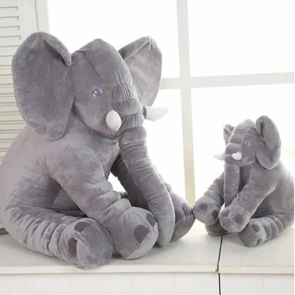 40cm Soft Elephant Plush Toy - Cute Stuffed Animal Sleeping Pillow for Kids, Room Decor & Birthday Gift