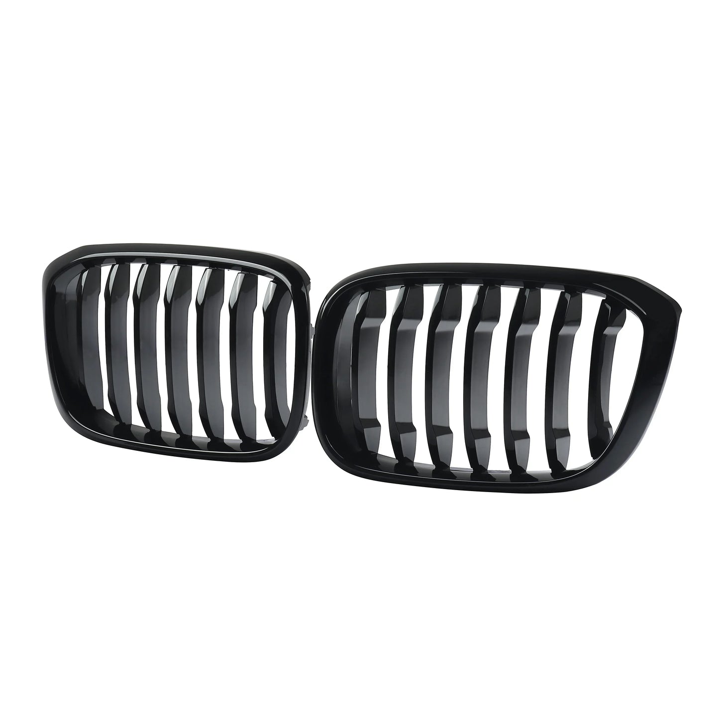 MagicKit Front Bumper Grill for BMW X3 X3M G01 & X4 G02 (2018-2020) — Gloss Black Single Slat Sport Style Replacement