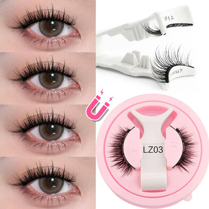 YSDO Magnetic Eyelashes – Reusable 3D Mink Winged False Lashes with Tweezer, No Glue Long-Lasting Makeup Lashes