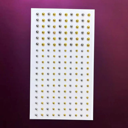 180-Piece Fake Piercing Stickers - Non-Piercing Nose, Lip, Eyebrow & Belly Jewelry Stickers