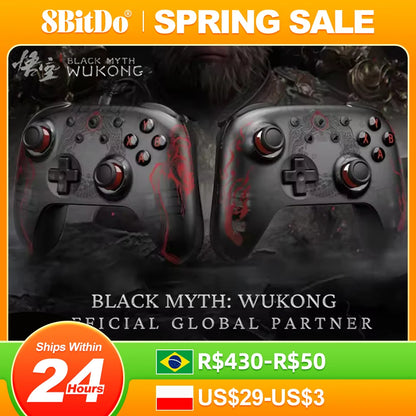 8BitDo Myth Wukong Ultimate 2C Gamepad - Wireless & Wired Gaming Controller for PC, Windows 10/11, Steam, Raspberry Pi & Android