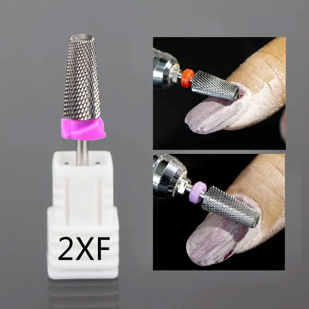 2023 NEW Tungsten Steel Nail Drill Bits - Milling Cutter for Gel Removal, Diamond Drill Bits for Dead Skin & Burrs