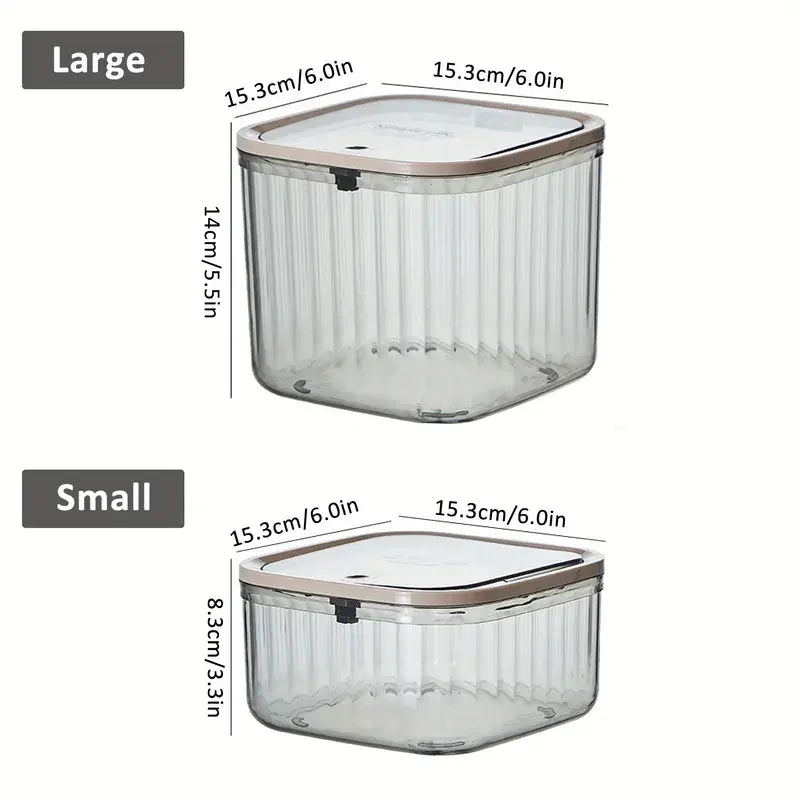 Transparent Mini Desktop Storage Box — Waterproof Pop-Up Cover Organizer for Laundry Detergent, Beads, Powder, Kitchen and Dining Table