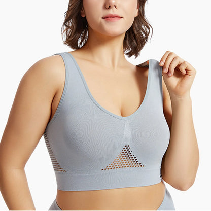 Women’s Shockproof Sports Bra — High-Support Running & Fitness Yoga Vest | Anti-Sag Soft Comfort
