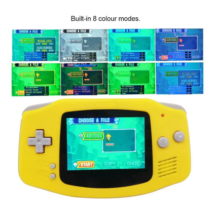GBA V5 Laminated IPS LCD Backlight Kit – Built-In 1800mAh Rechargeable Battery with Type-C Port for Game Boy Advance