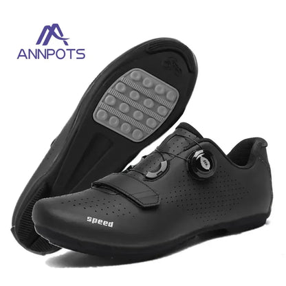 Non-Slip Mountain Bike Cycling Shoes - Unisex MTB Road Racing Sneakers for Men & Women Outdoor Riding