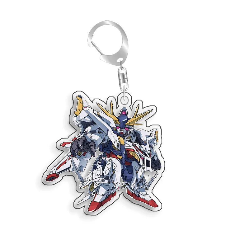 Gundam Freedom ZGMF-X10A Keychain - Recycled Acrylic Anime Backpack Pendant and Collectible Gift for Fans