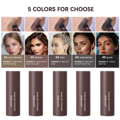 Waterproof Hairline Root Concealer Pen - Instant Gray Coverage Powder Stick for Easy Blending and Natural-Looking Hair Touch-Ups