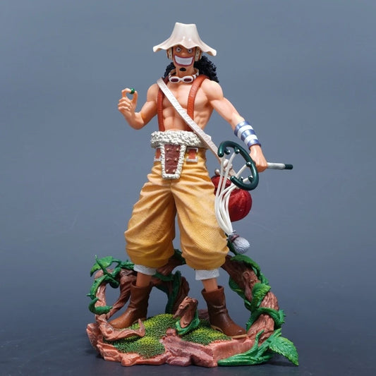 25cm One Piece Anime Figure — Usopp PVC Action Statue, Desktop Ornament Collectible Model Toy, Gift for Fans