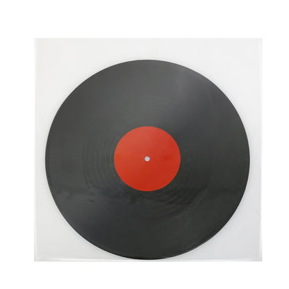 50PCS OPP Gel Vinyl Record Protective Sleeves – Self-Adhesive LP Storage Bags for Turntable, 32.3cm x 32cm