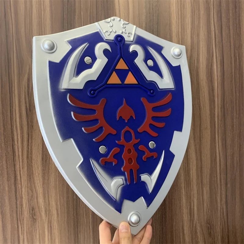 1:1 Skyward Sword Shield Cosplay Weapon – Soft Rubber Link Role-Play Toy for Kids Gift