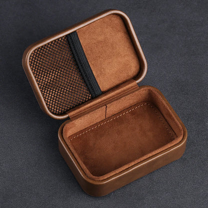 OPENHEART IEM Cable Case - PU Leather Earphone Case Bag for Headphones and Earphone Accessories