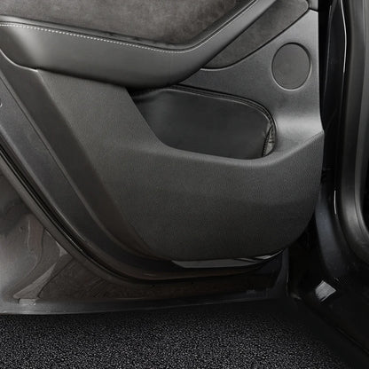 Tesla Model 3/Y Car Door Anti-Kick Pad – Protective Door Panel Mat, Anti-Stepping & Anti-Dirt Accessory