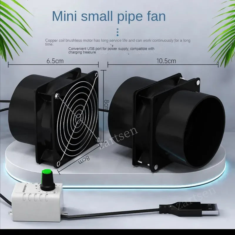 USB Adjustable Speed Solder Smoke Absorber – ESD Fume Extractor with 1M Pipe Ventilation Fan