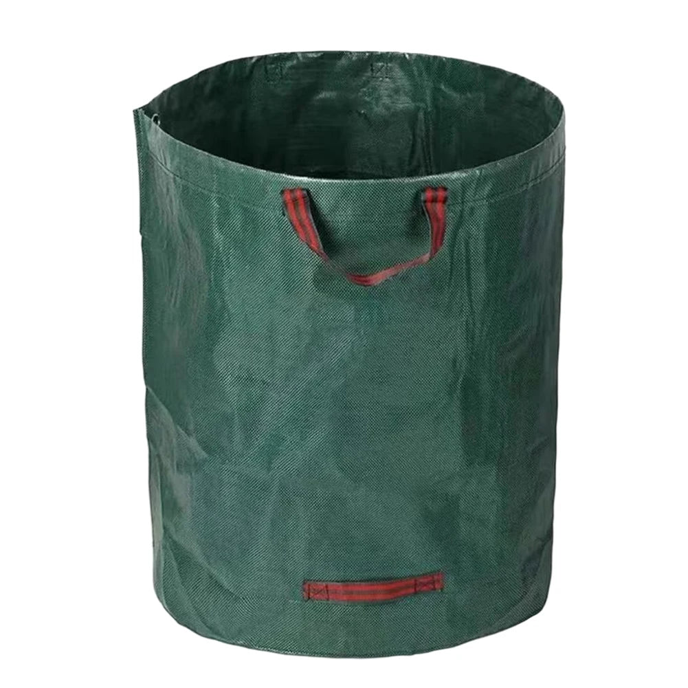 60L-500L Reusable Garden Bag – Large Capacity Foldable Leaf Sack, Garden Trash Waste Container & Storage