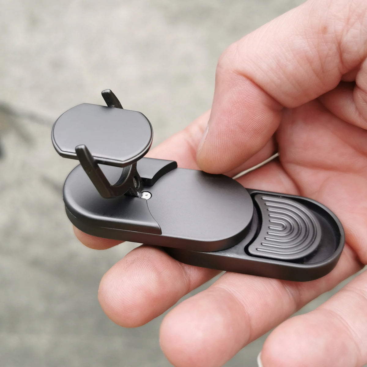Metal Fidget Slider Toy - Push, Spin & Slide Sensory EDC Stress Relief Toy