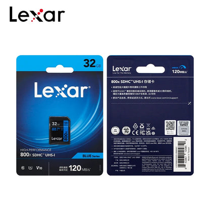 Lexar 800x Pro SDXC/SDHC Memory Card – 150MB/s V30 UHS-I High-Speed Flash Storage Card 32GB 64GB 128GB 256GB for Camera & Video Recording