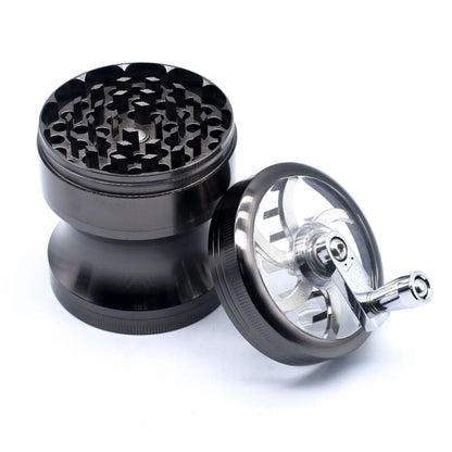 63mm 4-Layer Metal Herbal & Tobacco Grinder — Manual Spice Mill for Smoking Accessories
