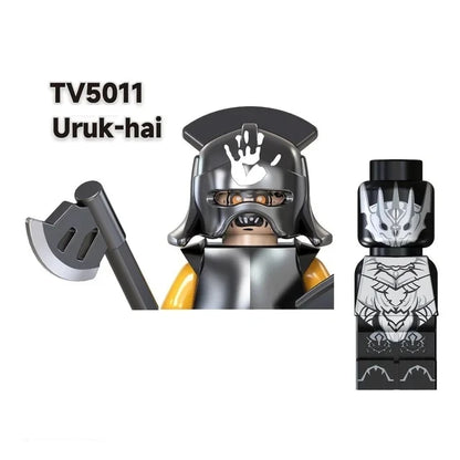 TV6403/TV6404/TV6405 Blocks Toy Set — Orcs, Dwarfs, Elves & Rohan Knight Action Figures Building Bricks for Kids Gift