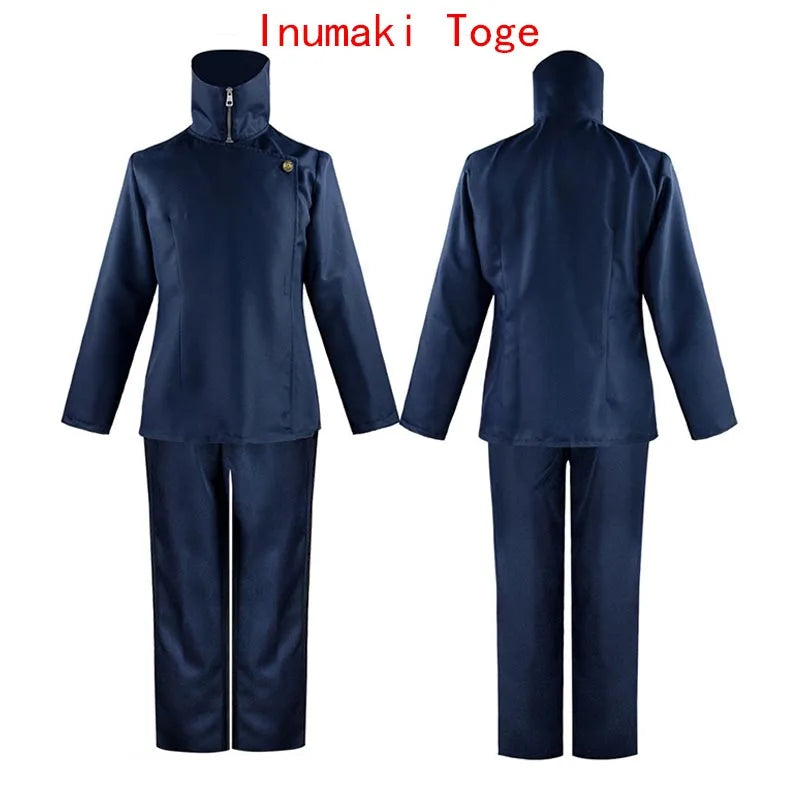 Jujutsu Kaisen Cosplay Costume - Yuji Itadori, Toge Inumaki & Megumi Fushiguro Uniform with Pants for Anime Conventions