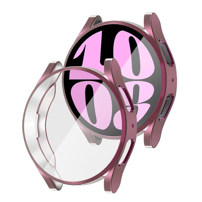 Samsung Galaxy Watch 6 Protective Case - Soft TPU Full-Cover Bumper with Screen Protector for 40mm and 44mm Models