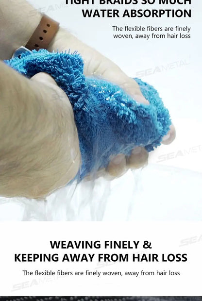 SEAMETAL 1200GSM Microfiber Car Towel – Ultra-Soft Heavy-Duty Drying & Detailing Cloth