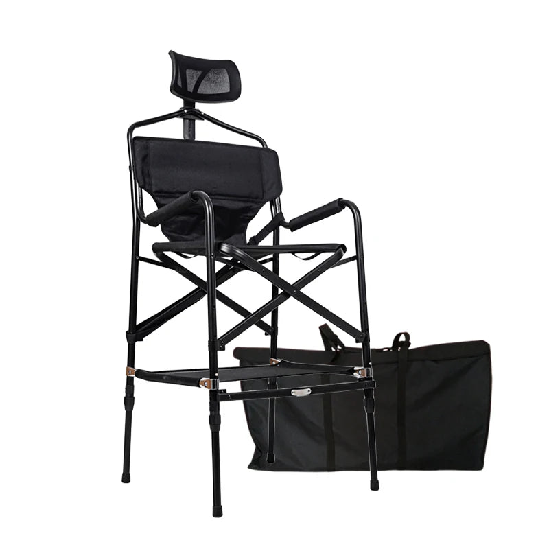 Simpleme Adjustable Makeup Artist Chair – Lightweight 4.5kg Swivel Salon Stool