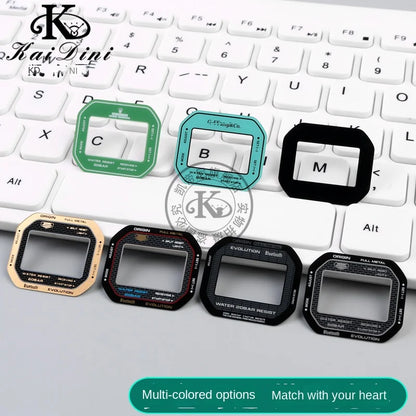 Tempered Mirror Glass Screen Protector for Casio DW-5600 GM-5600 GW-B5600 - Reflective Watch Display Film Accessory