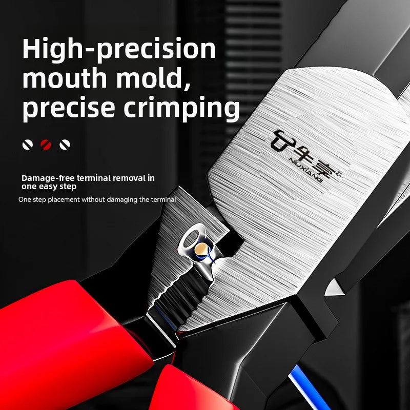 Industrial-Grade Sliding Tooth Screw Pliers - Multifunctional Water Pipe Maintenance Tool