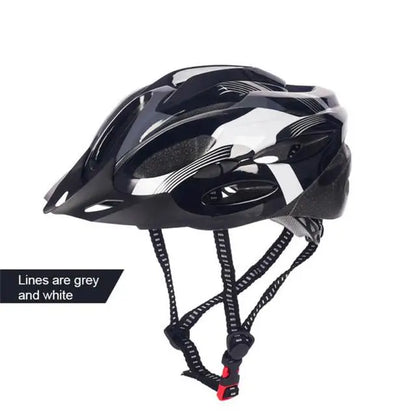 Carbon Fiber Texture MTB Helmet – Adult Mountain Bike & Cycling Safety Cap, EPS Foam Motorcycle Hat for Men & Women