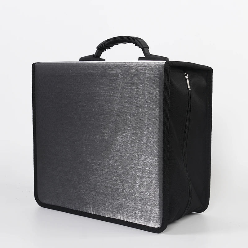 400-Disc CD & DVD Storage Case - Heavy-Duty Zipper Media Organizer Binder for Home, Car & Travel