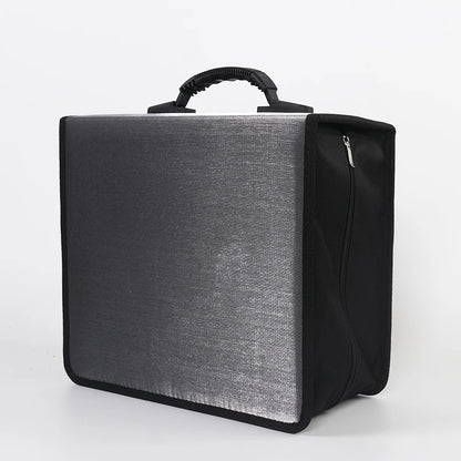 400-Disc CD & DVD Storage Case - Heavy-Duty Zipper Media Organizer Binder for Home, Car & Travel