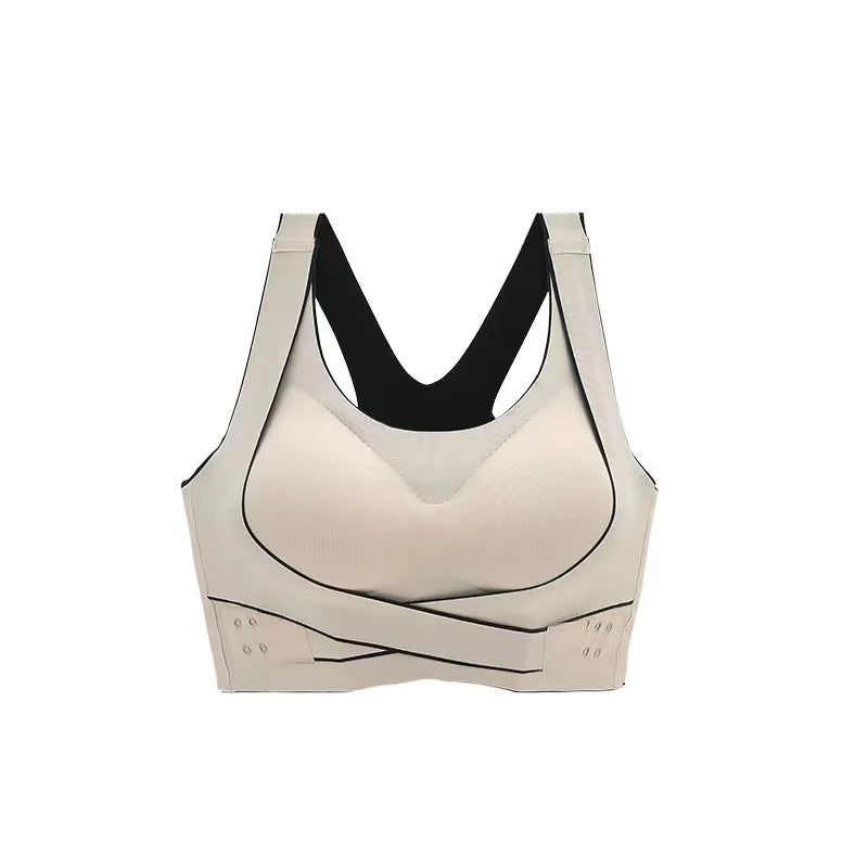 No Trace Sports Bra for Women — Shockproof, Anti-Sagging, Gathered Fit, Beautiful Back Yoga & Fitness Vest, Wire-Free
