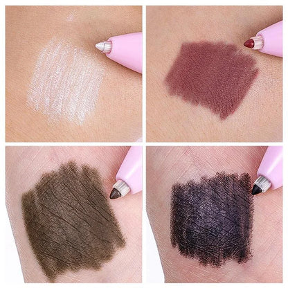 4 in 1 Multi-Functional Lip Liner, Eyeliner & Eyebrow Pencil Set – 4 Color Options