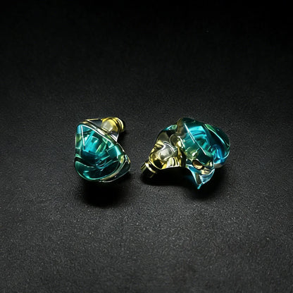 FENGRU QZX-A1 Custom Resin In-Ear Earphones - HiFi Sport Headphones with MMCX Interface, Cable Not Included