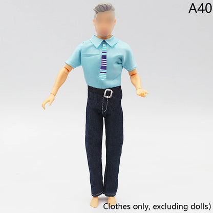30cm Doll Clothing Set — Men’s Multi-Style Sports Outfit for Boyfriend Dolls