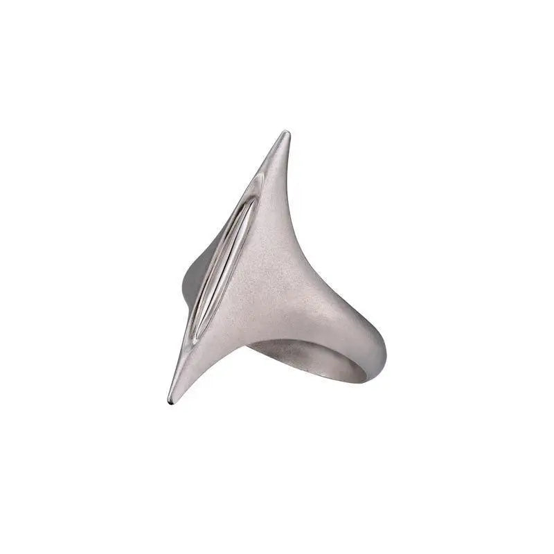 Retro Sword of Maria Silver Ring — Handmade Punk Gothic Open Ring for Women & Unisex Jewelry Gift