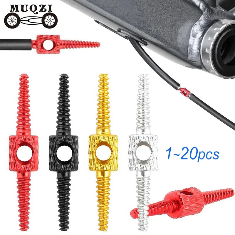 1–20pcs Bike Internal Cable Routing Tool – Red Adapter for 4–5.5mm Brake, Shift Cable & Hydraulic Hose Repair