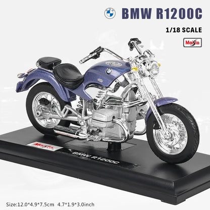 Maisto 1:18 Alloy Motorcycle Model – Yamaha MT-07/MT-10, Ducati, Kawasaki, KTM, Suzuki, BMW