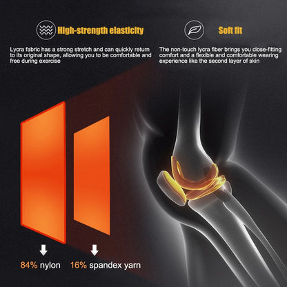 Honeycomb Foam Knee Pad for Basketball and Volleyball – Compression Leg Sleeve Knee Brace Support for Sports Fitness