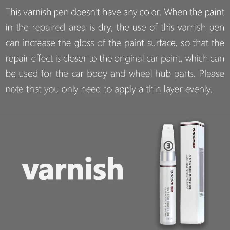Tesla Model 3/Y/X Pearl White Paint Repair Pen – Touch-Up Kit for Auto Paint Restoration