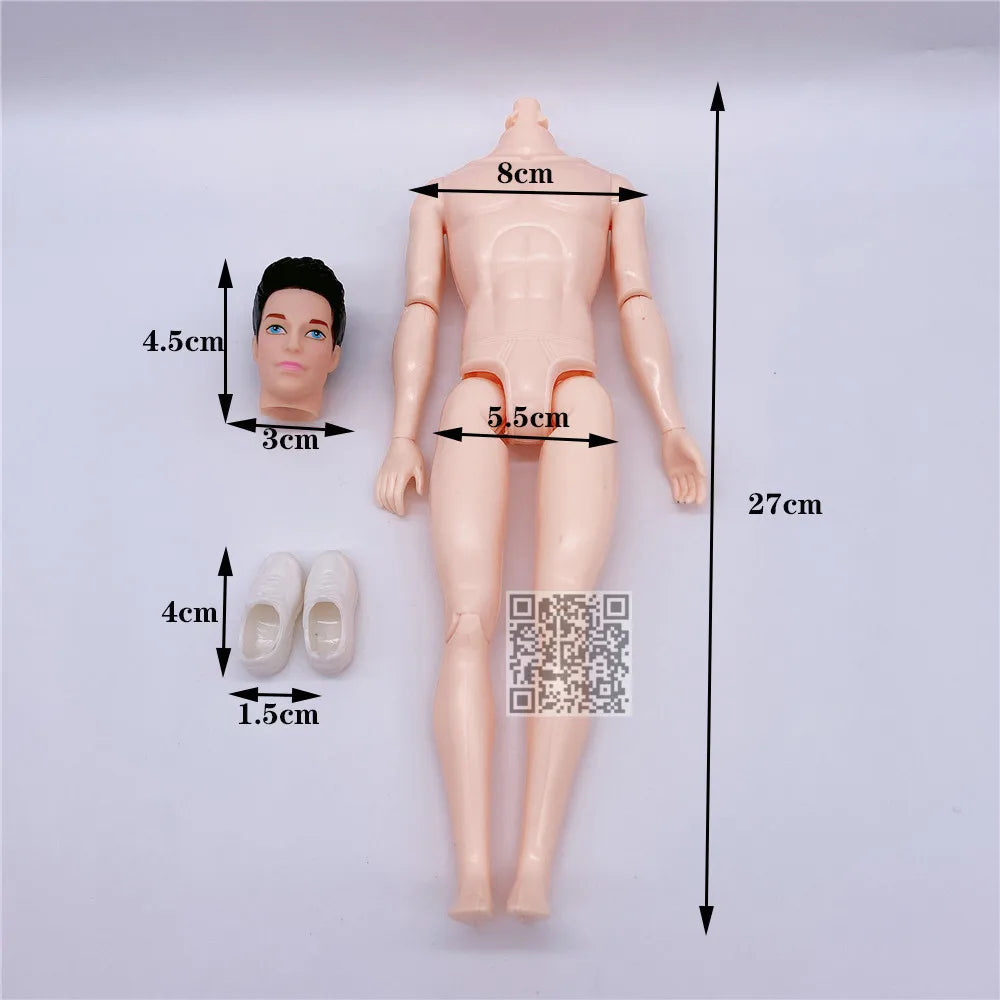 Doll Accessories Family Set – Baby, Pregnant Mom & Father Dolls for Christmas & Birthday Toy Gifts, No Color Box