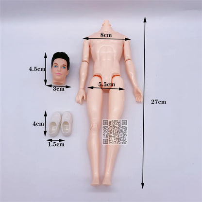 Doll Accessories Family Set – Baby, Pregnant Mom & Father Dolls for Christmas & Birthday Toy Gifts, No Color Box