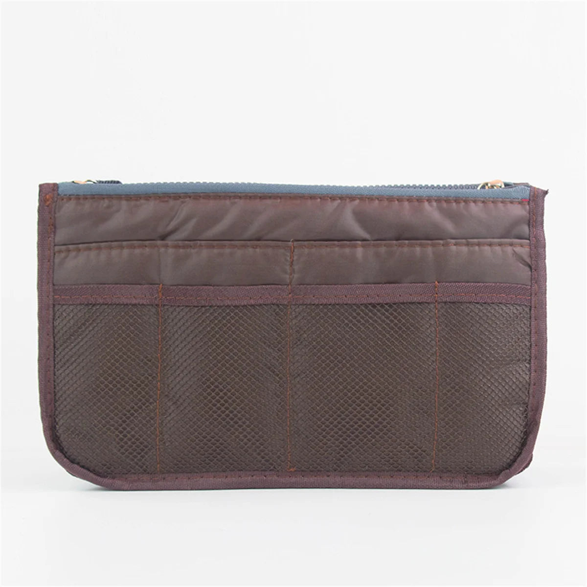 Multifunctional Bi-Fold Storage Bag - Large Capacity Double Zipper Makeup & Toiletry Organizer